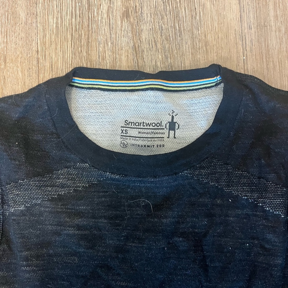 Smartwool Women's Black Crew Base Layer - image 2